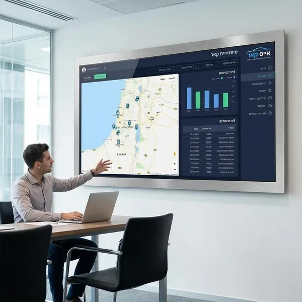 ניהול צי רכב לארגונים באמצעות מערכת דיגיטלית מתקדמת